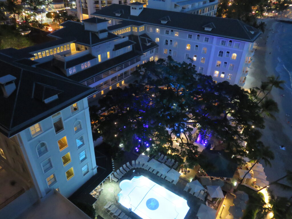 The garden of Moana Surfrider A Westin Resort and Spa