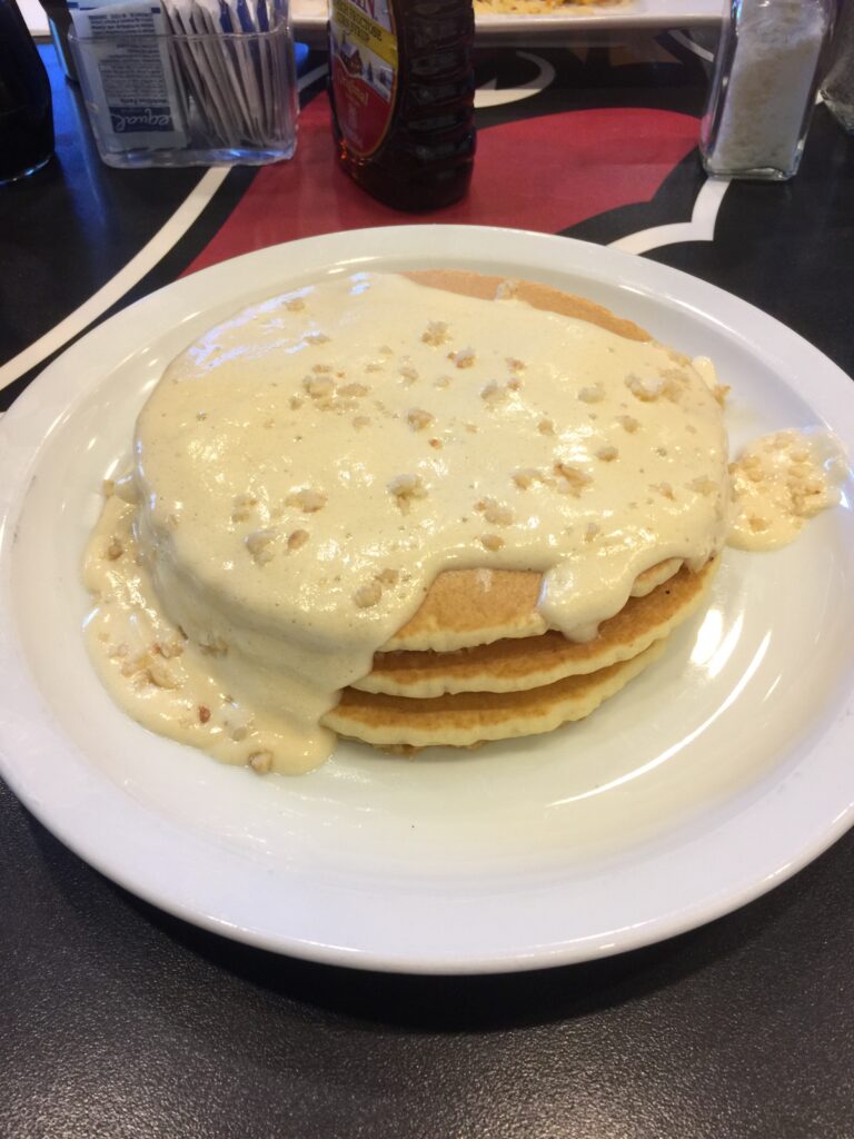 Macadamia nut pancakes